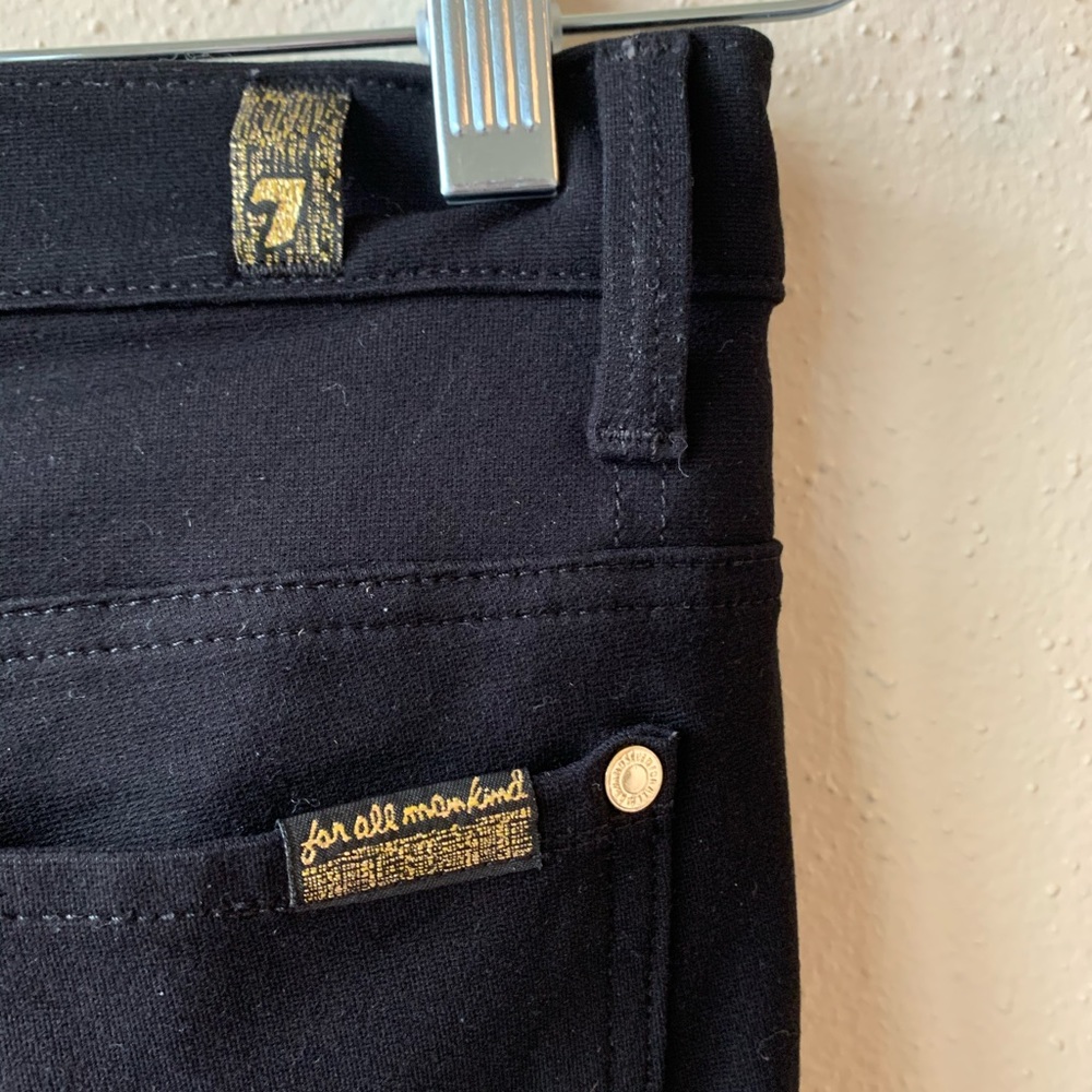 7 for all mankind black leggings - Picture 4 of 4